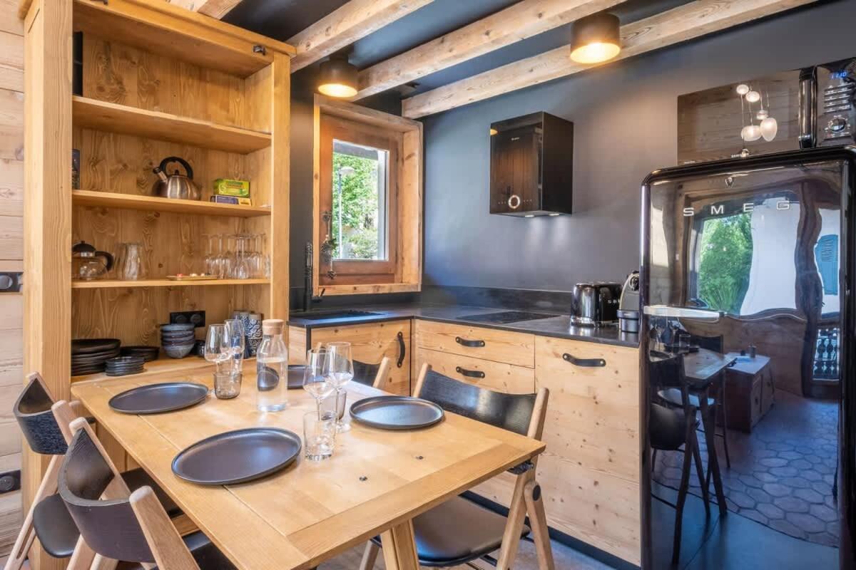 Chalet Racar Pour 4 Personnes, Centre Ville Et Vue Sur La Montagne 샤모니 외부 사진